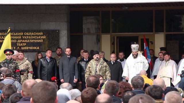 Слово священика на похороні Олега Твердохліба смотреть онлайн