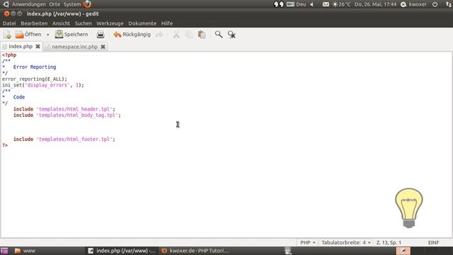 Sessions Grundlagen - (PHP 1-045) смотреть онлайн