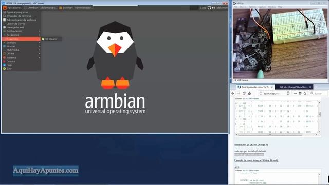 Probando GPIO con WiringPi y Qtcreator en la Orange Pi Win Plus смотреть онлайн