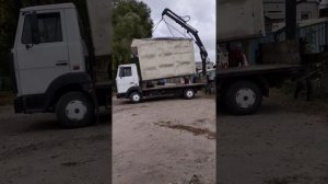 манипулятор МАЗ зубренок