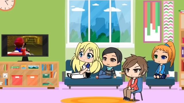 Nace and friends react to Mario reacts to Nintendo Memes 5 (Gacha Life) смотреть онлайн