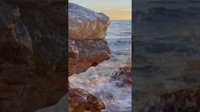 #море #закат #брызги #волны #фиолент #севастополь #крым #закатвкрыму #любимыйкрым #морекрыма смотреть онлайн