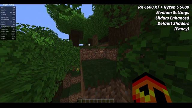 RX 6600 XT + Ryzen 5 5600 Minecraft Benchmark Test with Shaders & Resource Packs смотреть онлайн