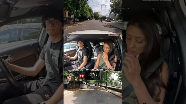 THE BEST EMERGENCY STOP! ?#brake first then #clutch #stop #reaction #driving #test #howto #pass смотреть онлайн