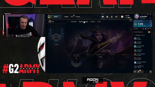 G2 Jankos Checks Match History of His Teammates смотреть онлайн