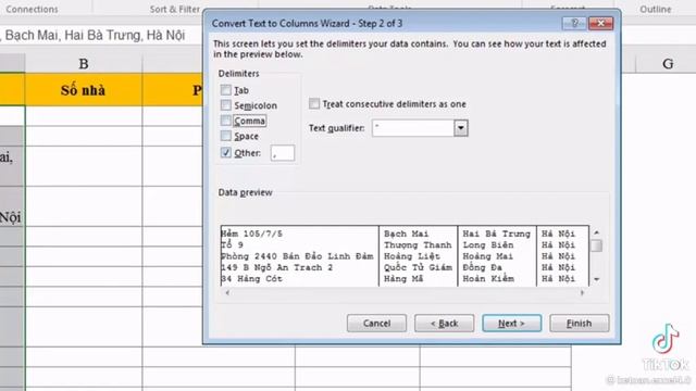 TÁCH DỮ LIỆU SIÊU ĐỈNH TRONG EXCEL NHỜ TEXT TO COLUMNS смотреть онлайн