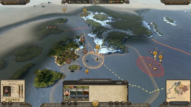 Total War ATTILA Венеды. Прохождение. Легенда #16 - Кровь и огонь в солёной воде смотреть онлайн