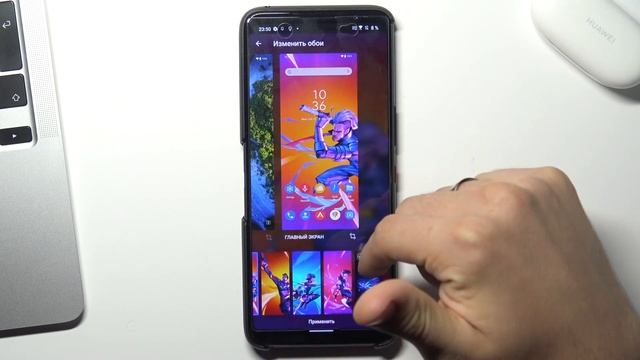 Как изменить обои на Asus Rog Phone 6 / Смена обоев рабочего стола на телефоне Asus Rog Phone 6 смотреть онлайн