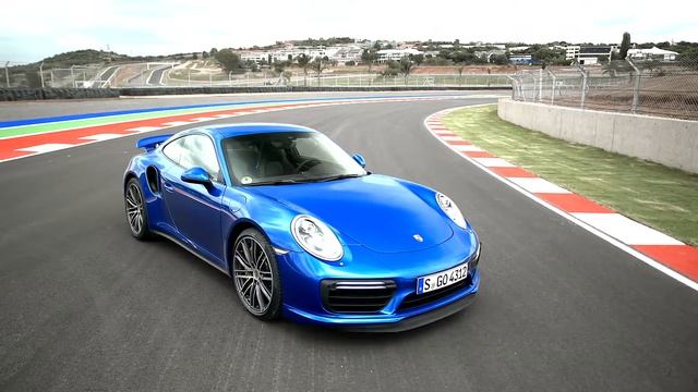 Porsche 911 Turbo - Sapphire Blue Metallic смотреть онлайн