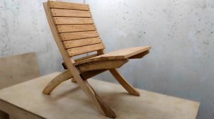 Складное деревянное кресло своими руками