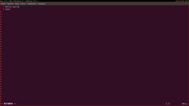 Компоненты редактора Vim смотреть онлайн