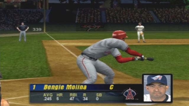 Anaheim Angels vs San Francisco Giants MVP Baseball 2003 Gameplay PS2 смотреть онлайн