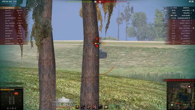 E25-14 фрагов, два фрага сделал без снарядов, тараном! #WoTPlayChannel