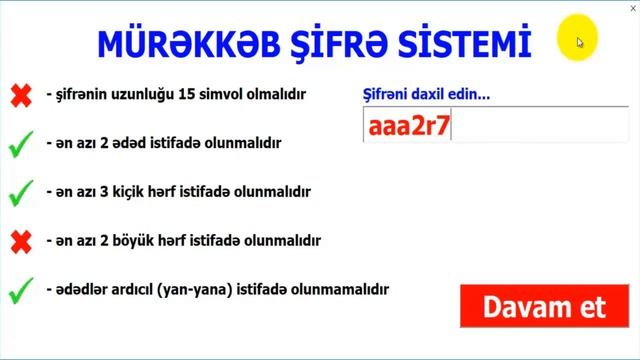 Excel VBA - Şifrə sisteminin yaradılması/ Creating a password system/Создание системы паролей #2 смотреть онлайн