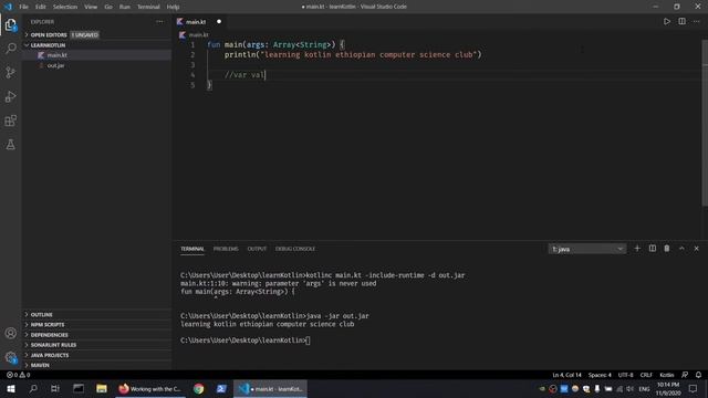 2.የKotlin Programming ትምርት ለAndroid - Var & Val смотреть онлайн
