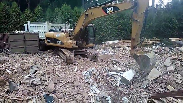 Демонтаж дома на Рублёвке