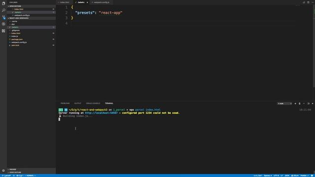 React and Parcel Bundler смотреть онлайн