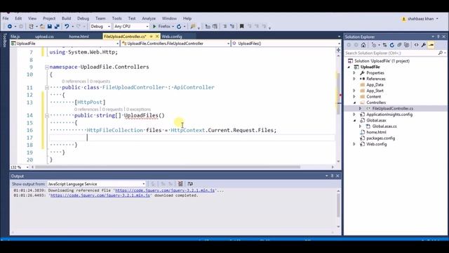 Upload Muttiple Files using Jquery, Ajax and C#. смотреть онлайн