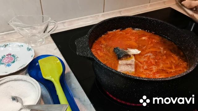 Скумбрия с овощами. Рыба без автоклава. смотреть онлайн