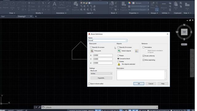 AutoCAD 2021 Tutorial: Block(I)-how to create a block? смотреть онлайн