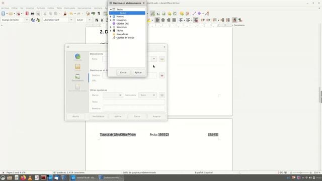 19. Remisiones e hiperenlaces. Tutorial de LibreOffice Writer смотреть онлайн