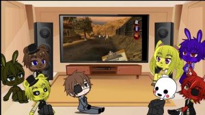 Gacha Club| Реакция аниматроников из ФНАФ на Мармока(уже третий раз)