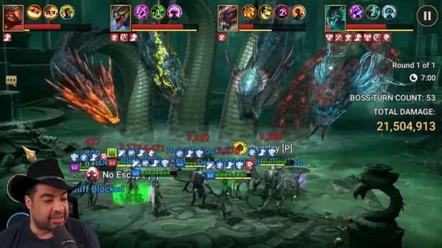 Can Razzle Hold Up Against The Nightmare Hydra?! | Raid Shadow Legends | Test Server смотреть онлайн