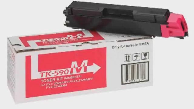 Kyocera 1T02KVBNL0 TK 590M Tonerkartusche 5 000 Seiten  Magenta
