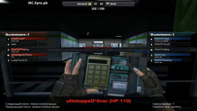 unstopped vs. RAW-GS2-game2-metro смотреть онлайн