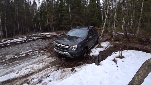 Дастеры на жёстком бездорожье! Тестим резину МТ 215/75r15 Roadcruza RA3200!