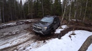 Дастеры на жёстком бездорожье! Тестим резину МТ 215/75r15 Roadcruza RA3200!