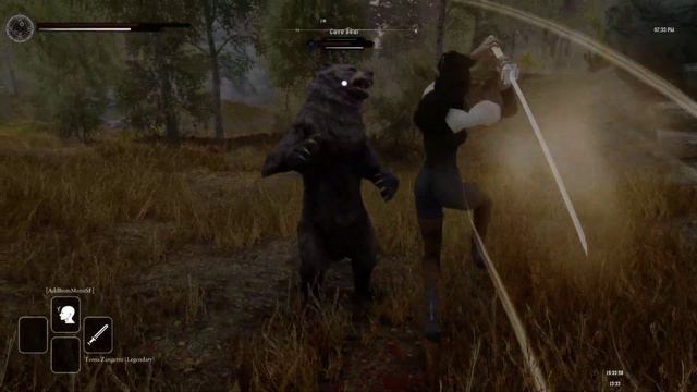Skyrim SE MCO Bear Fight [Why Tf Is This Bear So Strong?!] смотреть онлайн