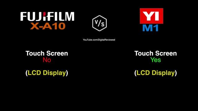 FujiFilm X-A10 vs YI M1 смотреть онлайн