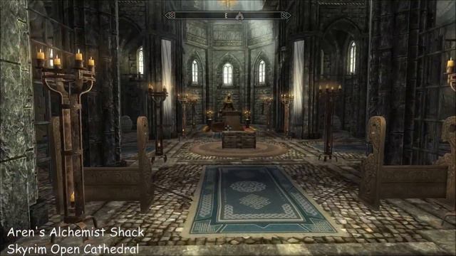Aren's Alchemist Shack & Skyrim Open Cathedral - Skyrim House Mods смотреть онлайн