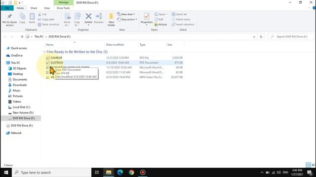 Cara Burning CD/DVD Tanpa Software Di Windows 10 смотреть онлайн