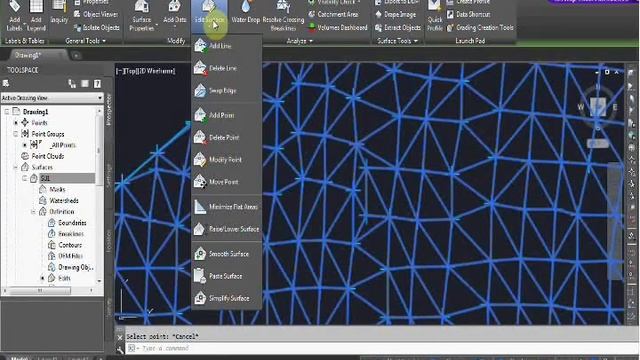 civil 3d 2015 create surface&contur&edit (part1) смотреть онлайн