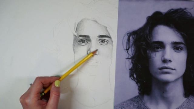 Shading a Portrait with only ONE PENCIL [in-depth tutorial] смотреть онлайн