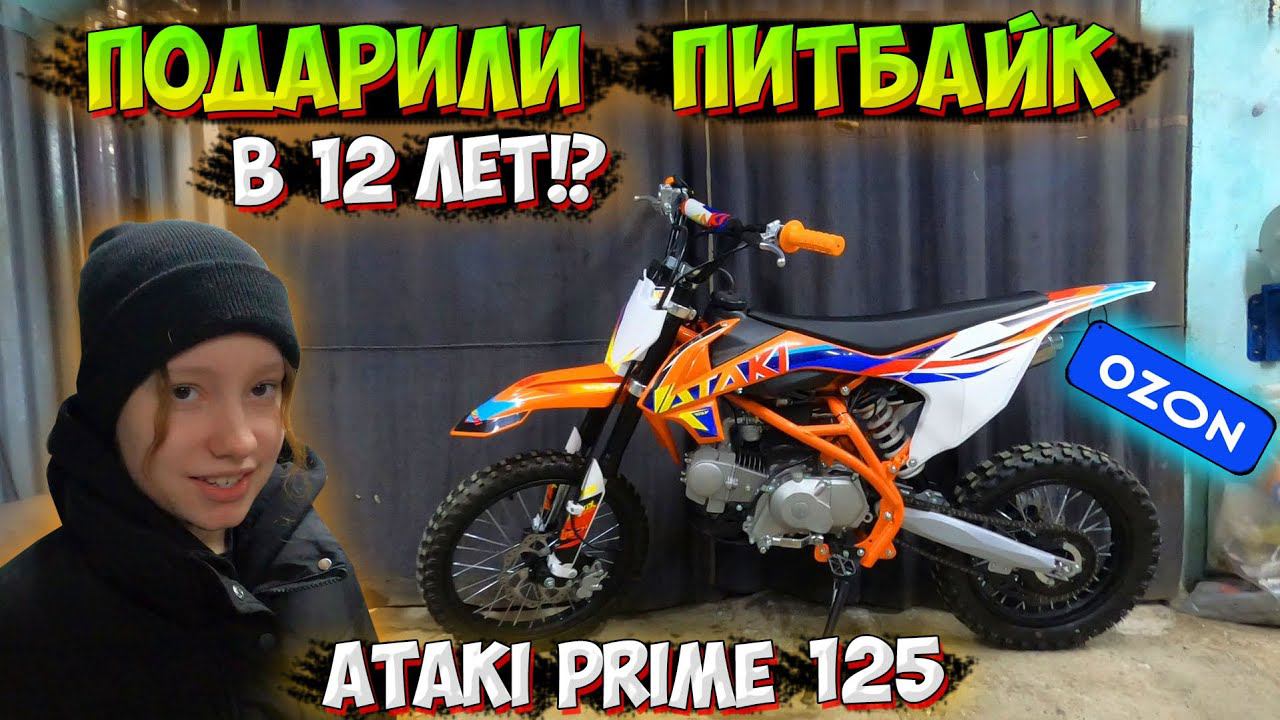 КУПИЛА ПИТБАЙК на OZON!? ATAKI PRIME 125 СБОРКА и ПЕРВЫЙ ЗАПУСК! смотреть онлайн