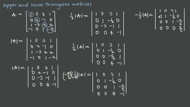 61 Upper and lower triangular matrices #math #linear #algebra смотреть онлайн