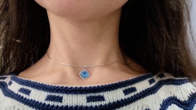 Топазы и бриллианты - кольца и кулон смотреть онлайн