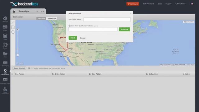 How to create a Geofence in Backendless смотреть онлайн