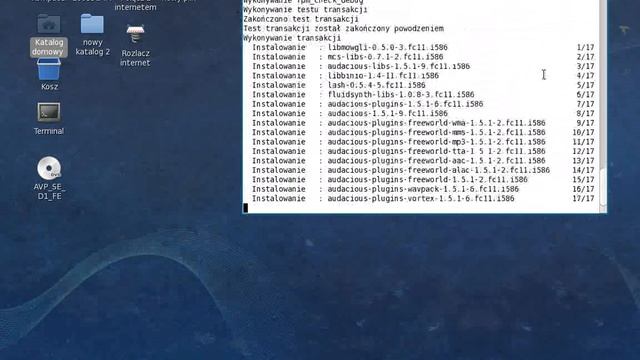 Fedora 11 Instalacja odtwarzacza audio смотреть онлайн
