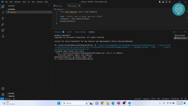 How to Install NLTK in Visual Studio Code | Setup NLTK in VSCode (2023) смотреть онлайн