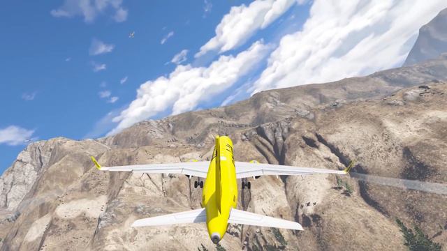 Daredevil Pilot Flies Airbus A321 Off A Mountain | GTA 5 смотреть онлайн