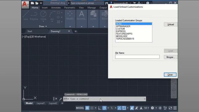 Apareceu a mensagem: "The Ribbon does not have any tabs or panels currently loaded" - RESOLVIDO! смотреть онлайн
