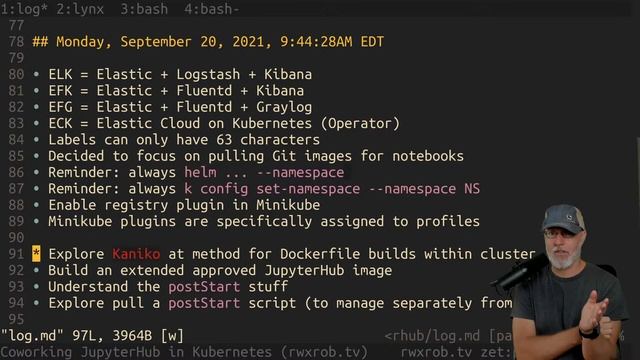 Coworking JupyterHub in Kubernetes (rwxrob.tv) смотреть онлайн