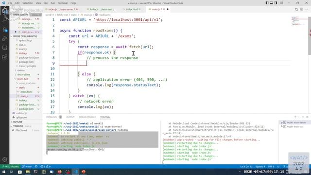 WA1-2022-L23: Fetch API. CORS. смотреть онлайн
