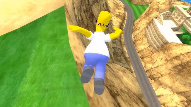 The Simpsons Ragdoll Jumps & Falls (GMOD) Episode 305 смотреть онлайн
