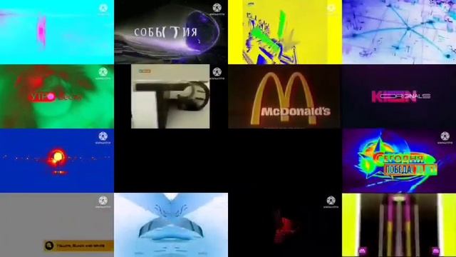 Сборник заставок в одном экране с эффектами №9. Collection of screensavers in one screen №9. смотреть онлайн