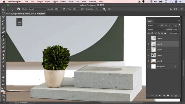 How to Realistically Style a Night Stand for Interior Design Using Photoshop: The Design Cure смотреть онлайн